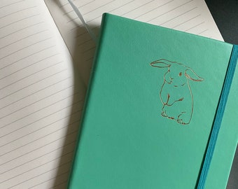 Spring Green Bunny Journal | Lined Journal | Rulled Journal