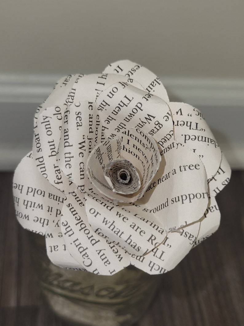 Book Roses - Etsy