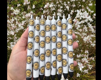 Glittered cheer coach epoxy ink joy pen