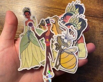 Princess and the frog sticker pack