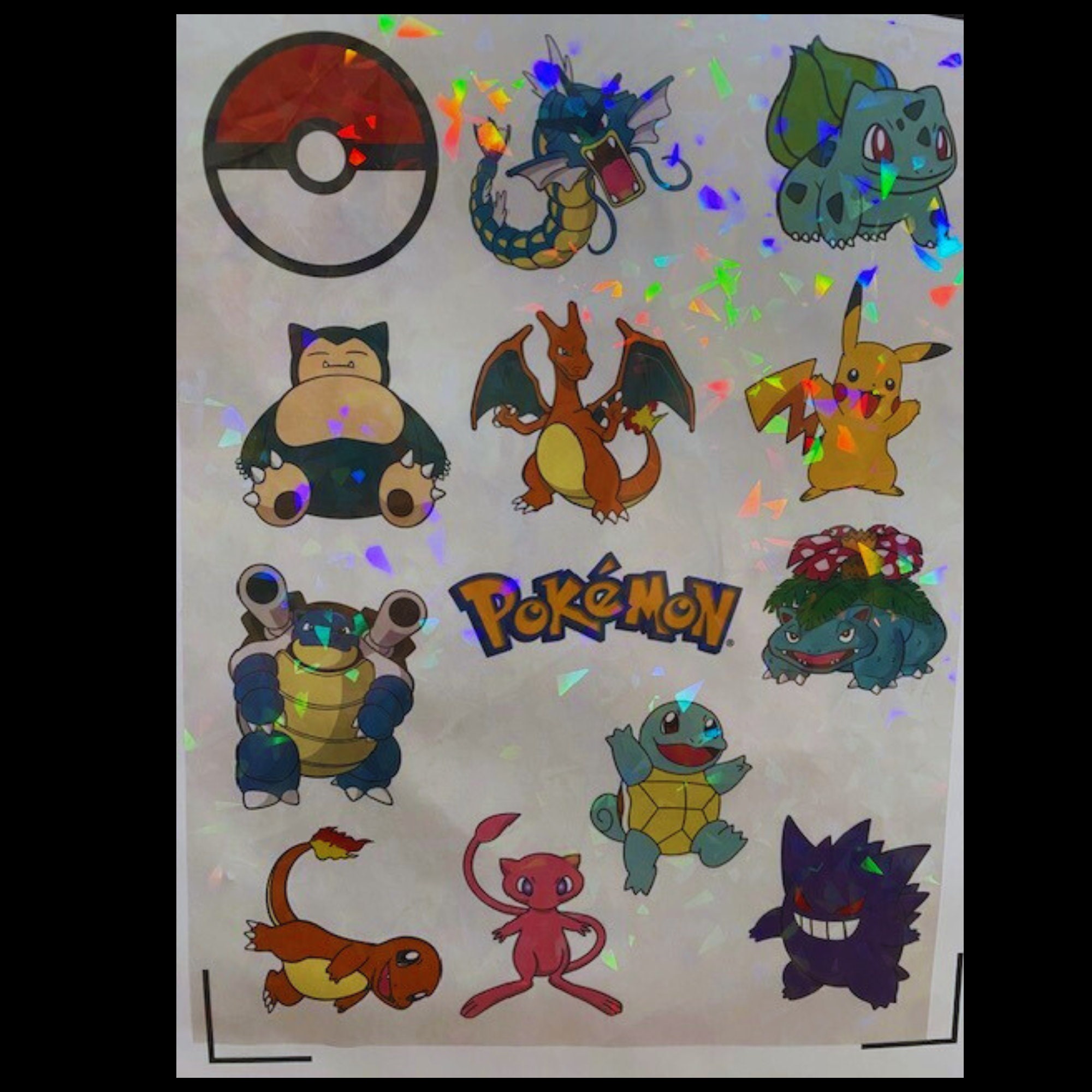 Pokemon Sticker Reward Pokémon Sticker Pack - Etsy
