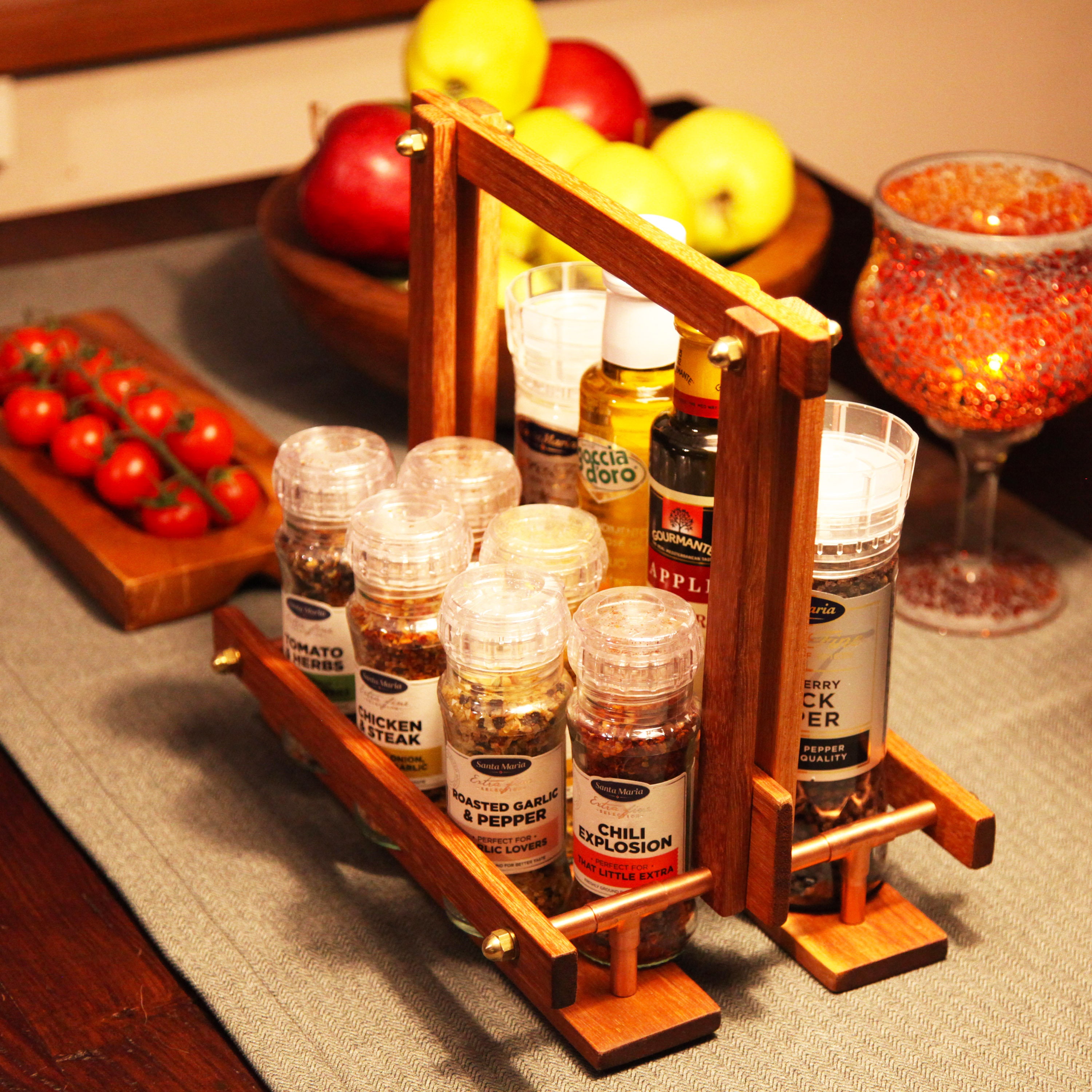 Countertop Spice Rack Organizer, Exclusive Freestanding Storage Shelf ...