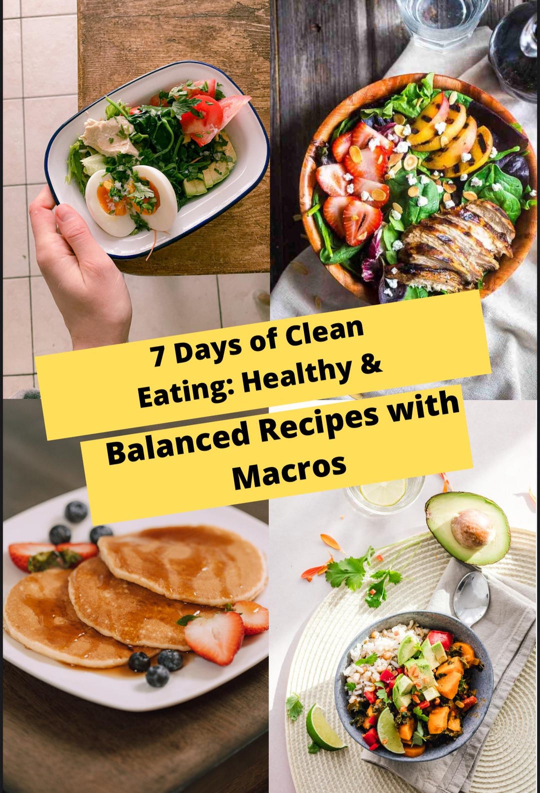 Clean Protein Menu 7 Days of Clean Eating • High‑protein Healthy Recipes With Macros ...