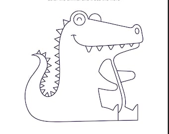 Animals Alphabet A to Z Coloring Pages | ABC Animal Worksheets for Kids | Learn Letters & Animals | Instant Download