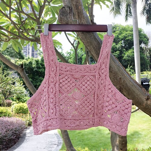 Buy Handmade Crochet Top read Description Online in India 