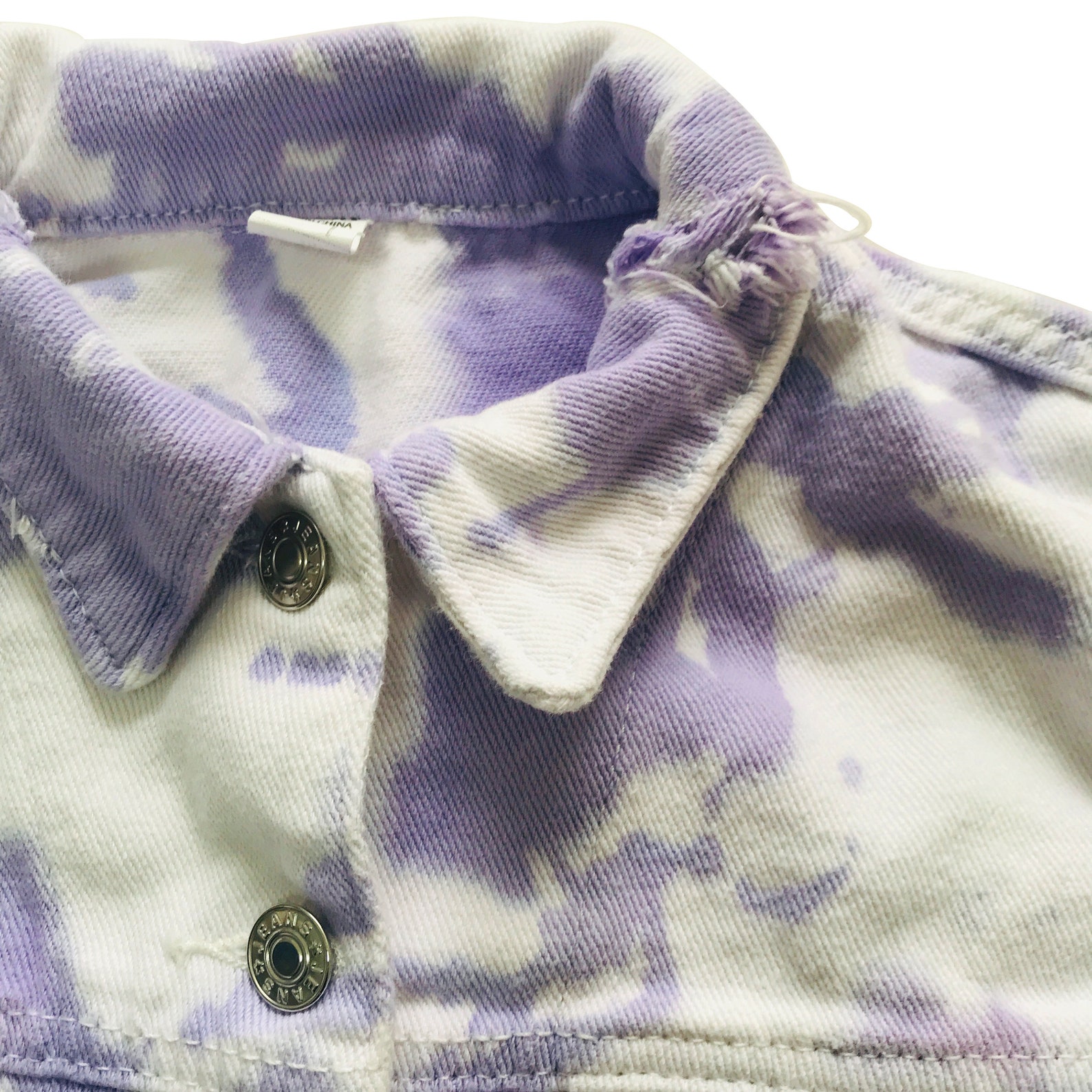 Tie Dye Jacket Hand Dyed Light Purple | Etsy