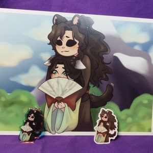 Cat/Dog Bingqiu svsss sticker/keychain/print