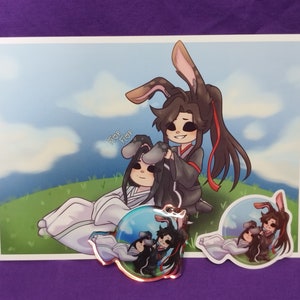 Bunny Wangxian Flop Flop sticker/keychain/print