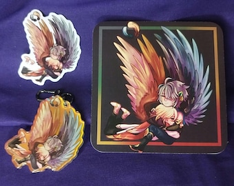 Kavetham/Haikaveh wings keychain sticker