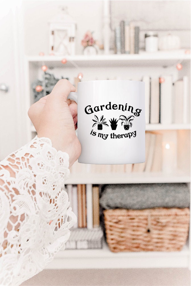 Download Gardening Is My Therapy svg Plant Mom svg Plant Lover svg | Etsy
