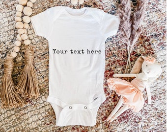 Custom Design Baby Onsies Graphics Personalized Baby Shower Baby Gift Newborn