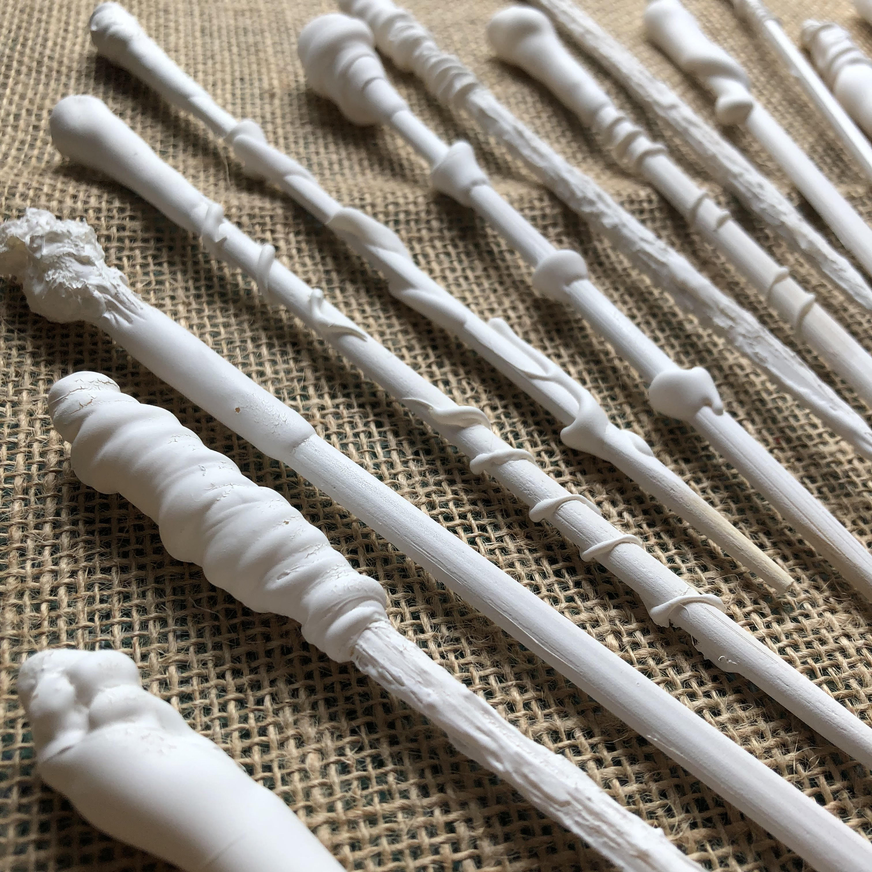 Readytopaint Magic Wands Small primed wands Etsy