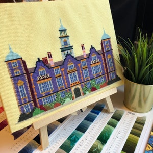 the big house - Blickling Hall cross stitch PDF pattern