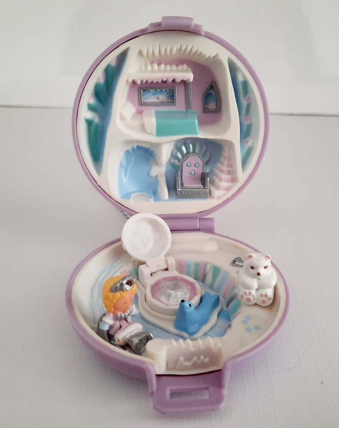 1992 Polly Pocket Rare Princess Polly's Ice Kingdom Etsy