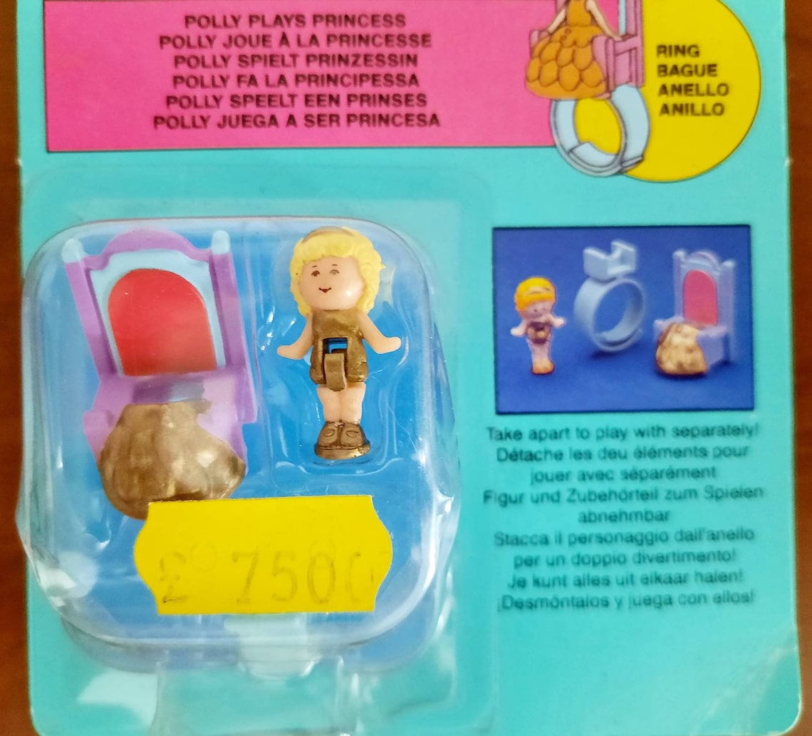1990 Polly Plays Princess Ring New & Sealed in Mint