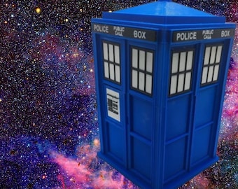 TARDIS 3D Printed MTG Commander Deckbox - Doctor Who Works for Pokemon Yu-Gi-Oh! trading card games