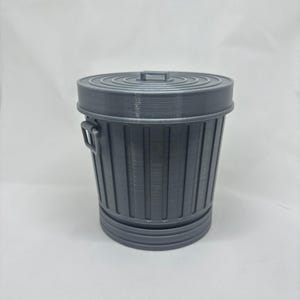 Trash Can Mtg Commander Deck Card Box, 3D-geprinte Magic the Gathering Twisted Deck opbergdoos