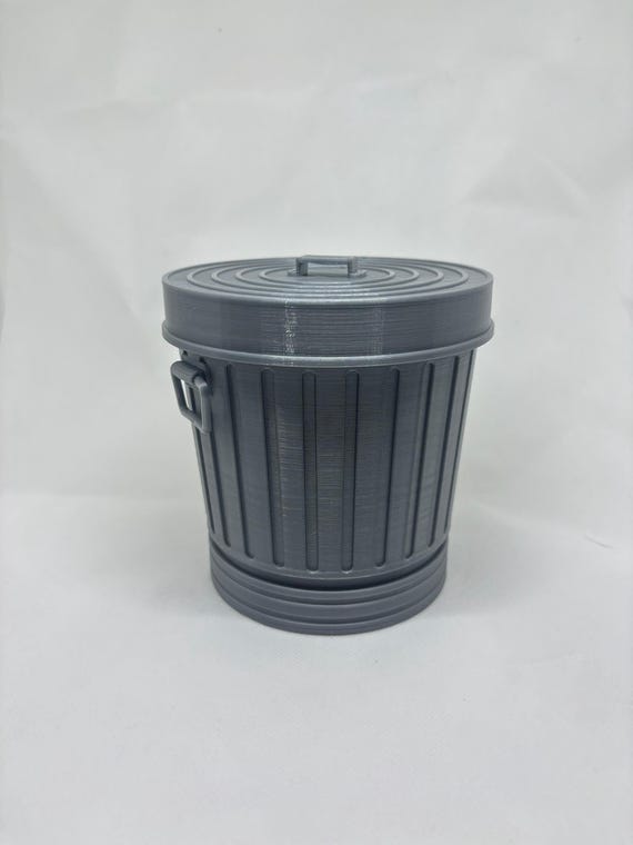 Trash Can Mtg Commander Deck Card Box, 3d Printed Magic the