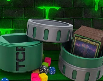 Mutagen Canister Deck Box – (Teenage Mutant Ninja Turtles --Universes Beyond) for Mtg Commander Yugioh, Pokemon, Trading Card Games