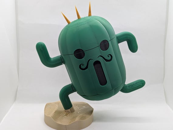 Jumbo Cactuar Final Fantasy Deck Box for Mtg Commander Yugioh, Pokemon,  Trading Card Games - Etsy