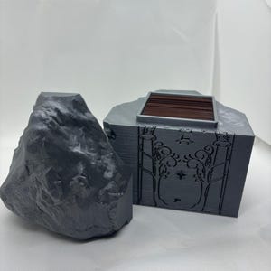 Doors of Durin Deckbox - MTG Commander Storage imprimé en 3D - Inspiré du Seigneur des Anneaux