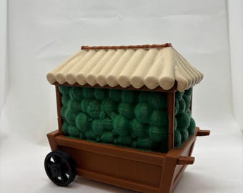 Cabbage Cart Deck Box – Inspired by Avatar: The Last Airbender for Mtg Commander Yugioh, Pokemon, Trading Card Games