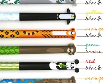 Twice As Nice 2 Color Click Pens: Cute Creatures