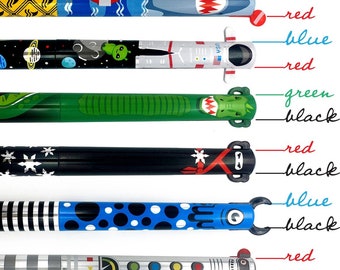 Twice As Nice 2 Color Click Pens: Metallic Buddies