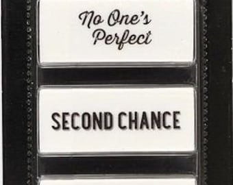 Second Chance Erasers (Set of 6)
