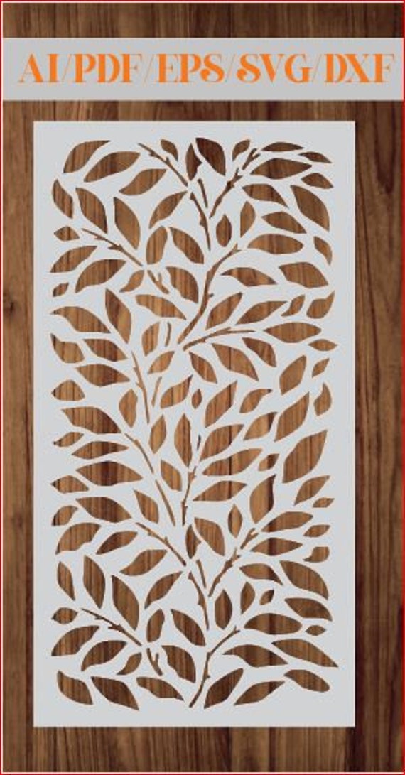 Leaf Laser Cut Design for Cnc leaf Design. Etsy UK