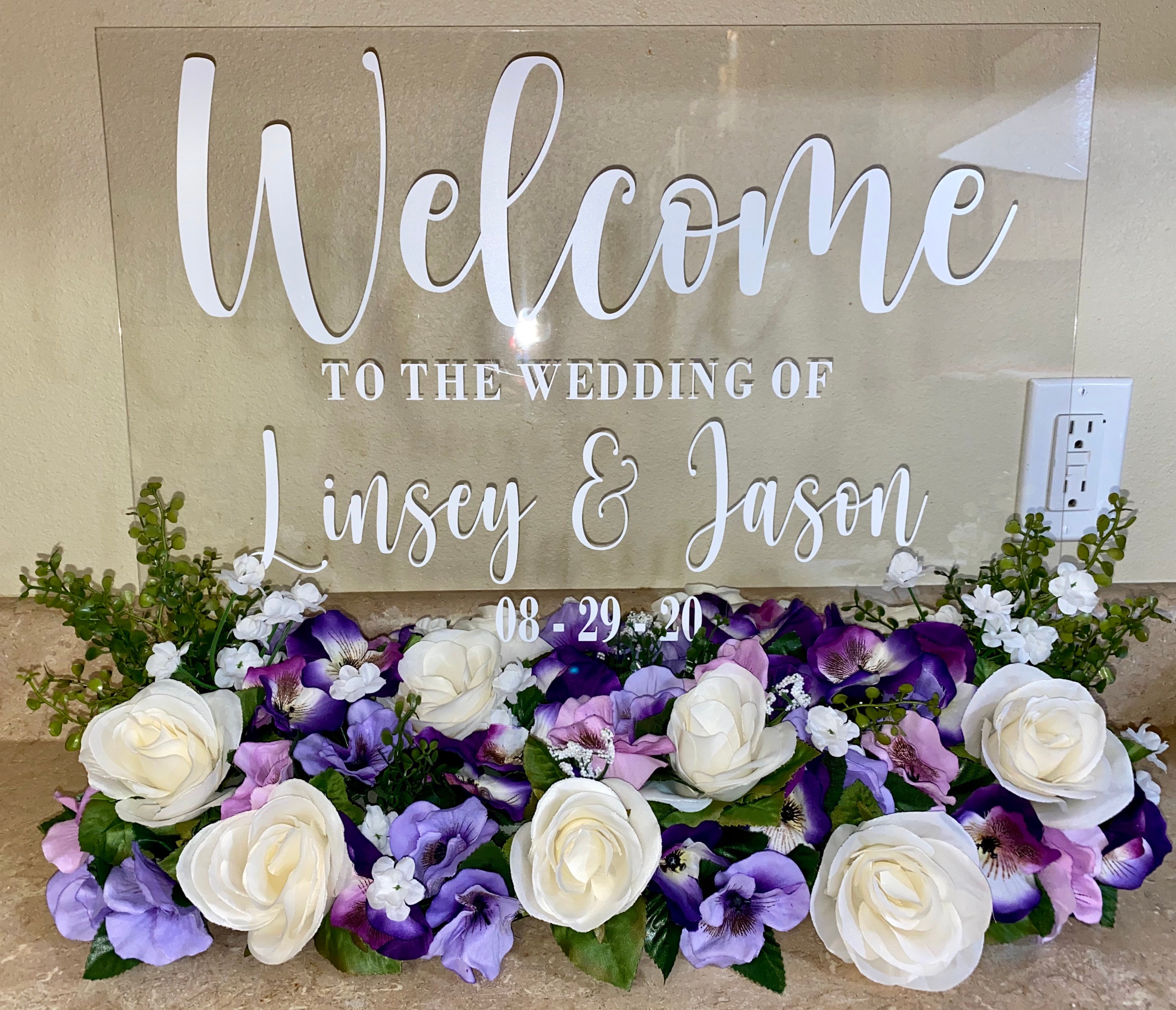 Customized Wedding Sign Etsy