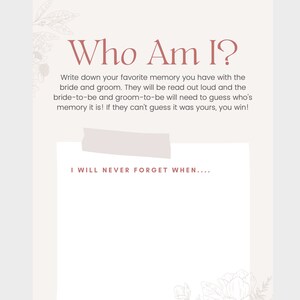 Bridal Shower Game, Engagement Party Game, Printable Engagement Party Game, Game for Engagement Party, Wedding Shower Games