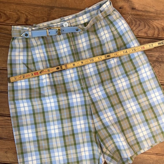 Vintage plaid ladies 50s 60s Bobbie Brooks shorts… - image 4