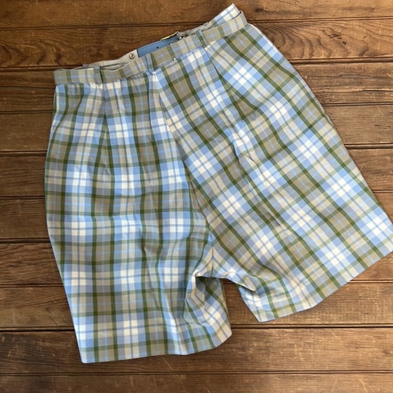 Vintage plaid ladies 50s 60s Bobbie Brooks shorts… - image 6