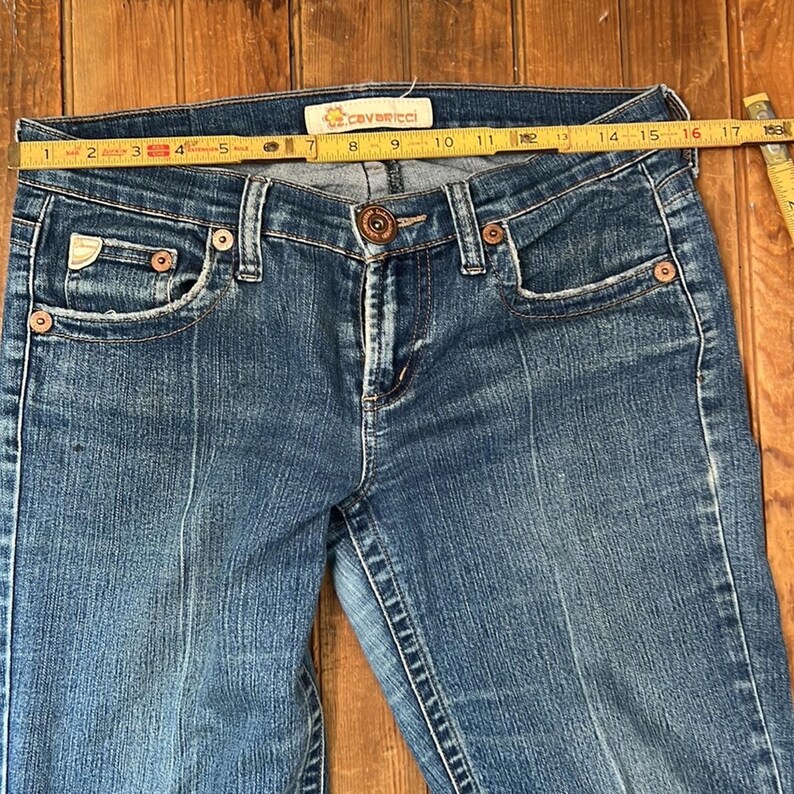 Jean Z.Cavaricci Boot Cut Vieilli - Taille 5 Juniors, Neuf Avec étiquette, Style Rétro