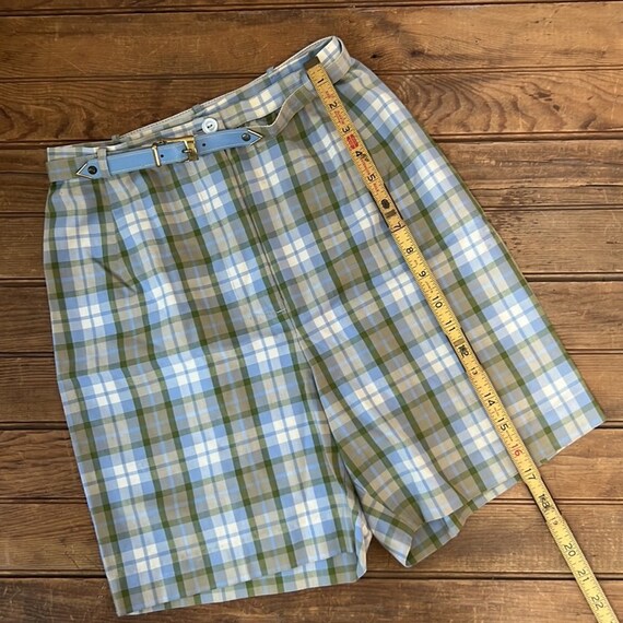 Vintage plaid ladies 50s 60s Bobbie Brooks shorts… - image 3