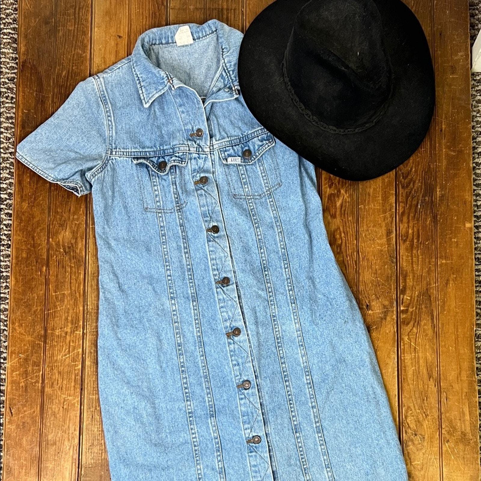 white christmas dresses French retro sleeveless denim dress women's summer temperament high-en – Lee  Nhi Boutique main image 0