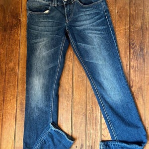 Vintage 90s Escada women’s Jeans  Dark Blue low rise size 34/4 EUC