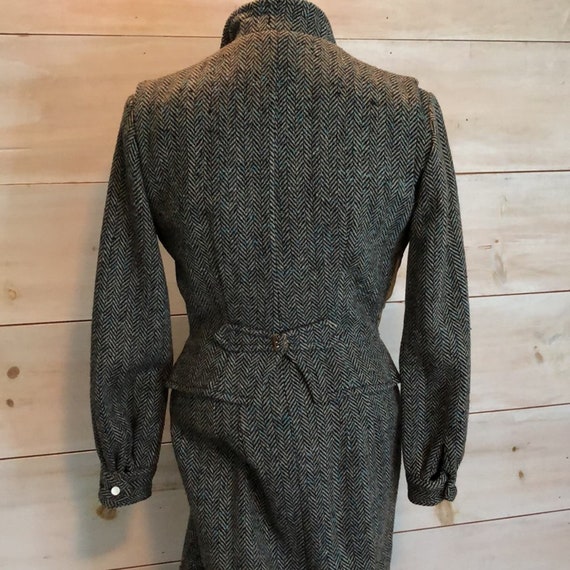 Vintage 1970s wool dress size medium - image 2