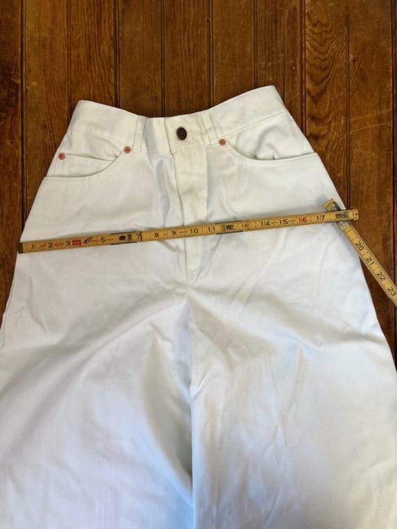 Vintage 1984 Levi's White gauchos pants 1984 Olympic … - Gem
