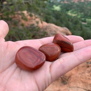 Red Jasper Tumbled | SPIRITUAL GROUNDING STONE