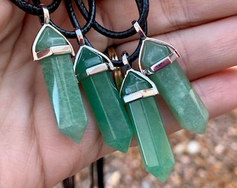 Green Aventurine Necklace | PROSPERITY & LUCK | Natural Crystal Necklaces