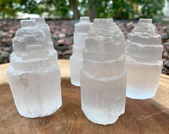 Selenite Tower | SATIN SPAR TOWERS