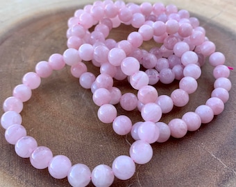 Rose Quartz Bracelet | SELF LOVE | Natural Gemstone Healing Bracelets 8mm