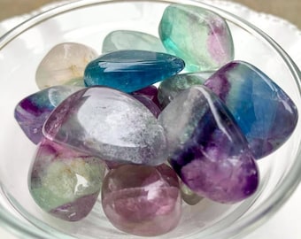 Tumbled Fluorite | CONCENTRATION STONE