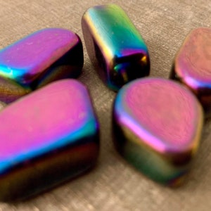 Magnetic Rainbow Hematite | MEMORY & PEACE STONE
