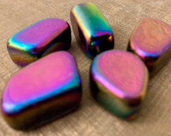 Magnetischer Regenbogen Hämatit | MEMORY & PEACE STEIN