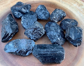 Turmalina Negra Cruda / PIEDRA DE PROTECCIÓN Y PUESTA A TIERRA