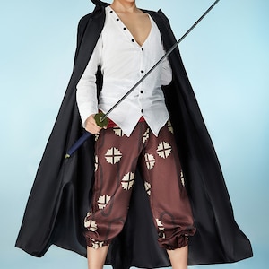 One Piece Live Action Buggy Pirate Hat Scarf Headgear Cosplay Costume