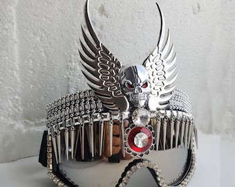 Burning Man Dust Goggles, Rave Goggles, Festival Goggles, Unisex Goggles, Halloween Kostuum Cyberpunk